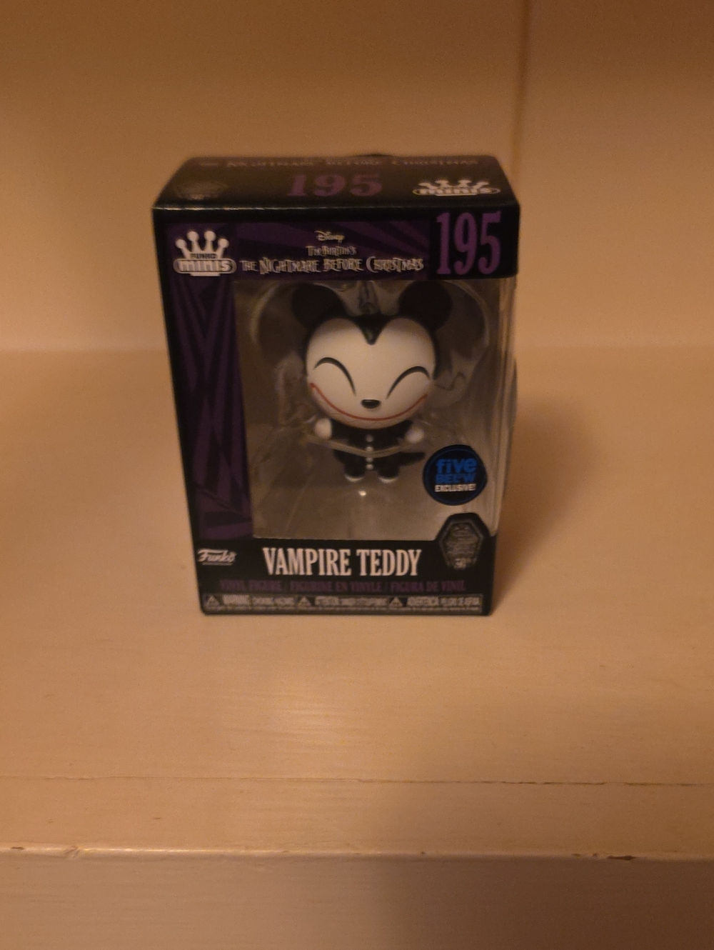 Funko Vampire Teddy Mini Vinyl Figure — Black & White
